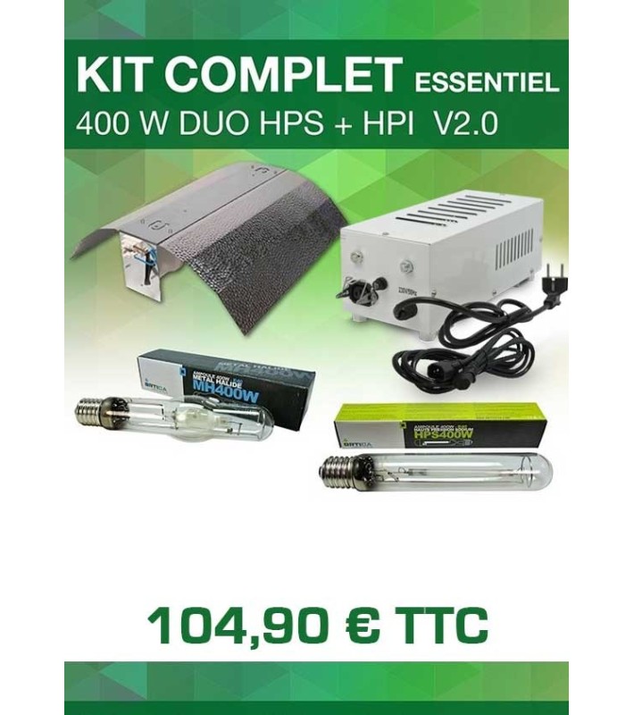 Kit complet 400W DUO HPS/HPI ESSENTIEL * V2.0